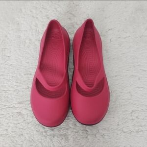CROCS Women's Pink Ballet Flats